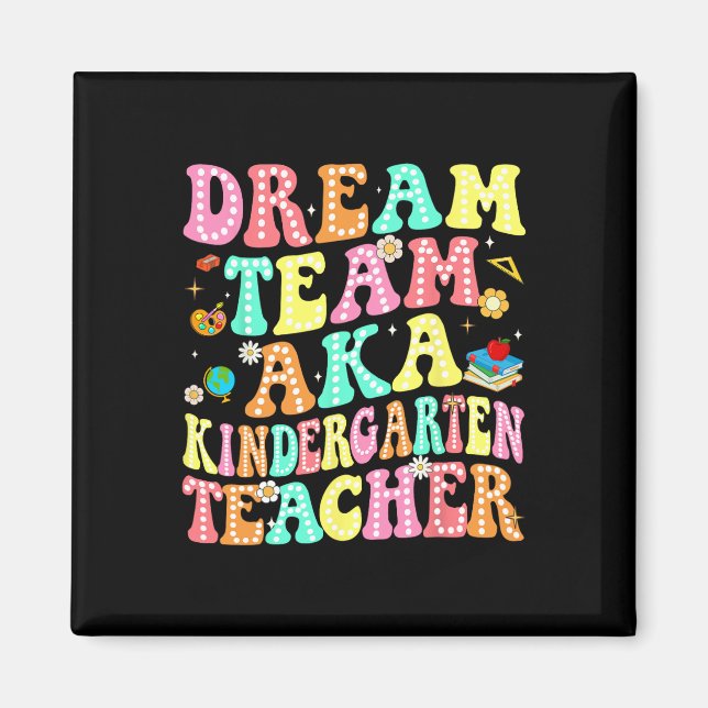 Drömteam aka Förskolelärare Tillbaka till skolan Magnet (Framsidan)