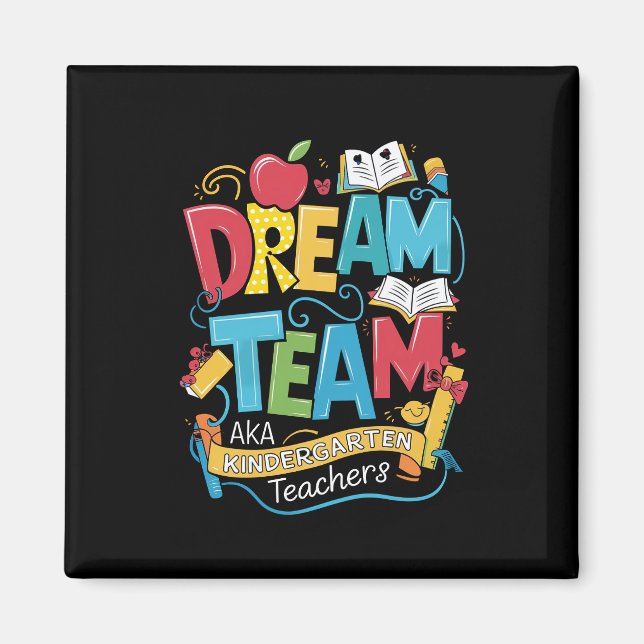 Drömteam Förskolelärare tillbaka till skolan Magnet (Framsidan)