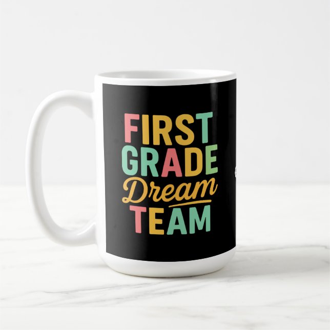 Drömteamlärare Första Klass tillbaka till skolan b Kaffemugg (Vänster)