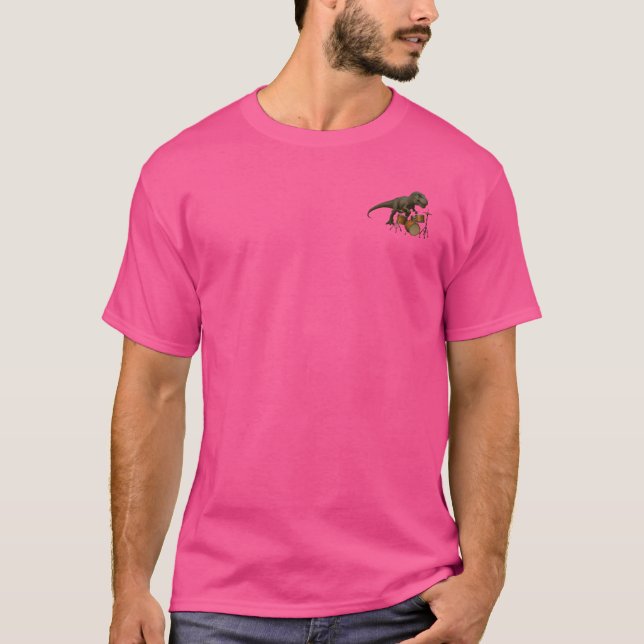 Dromuppspelande Dinosaur Design man T Shirt (Framsida)