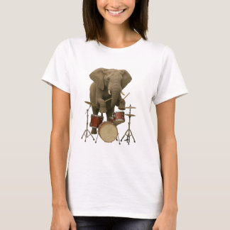 Dromuppspelning Elephant Design-kvinna T-shirt