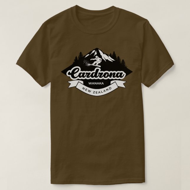 drona Wanaka Nya Zeeland 1 T Shirt (Design framsida)