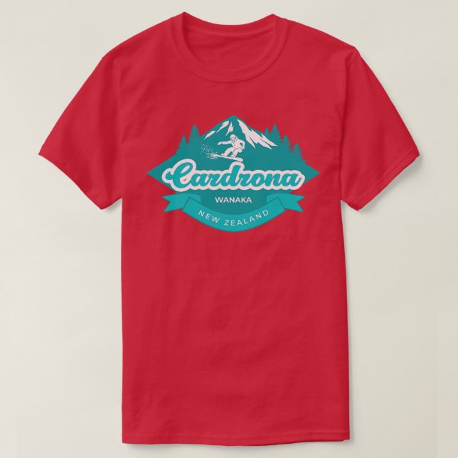 drona Wanaka Nya Zeeland 2 T Shirt (Design framsida)