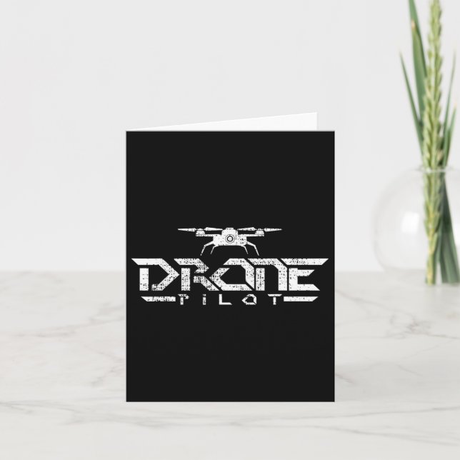 Drönarpresent Quadcopter  Kort (Framsida)