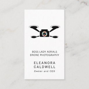 Drone Aerial Photography Logotyp Visitkort