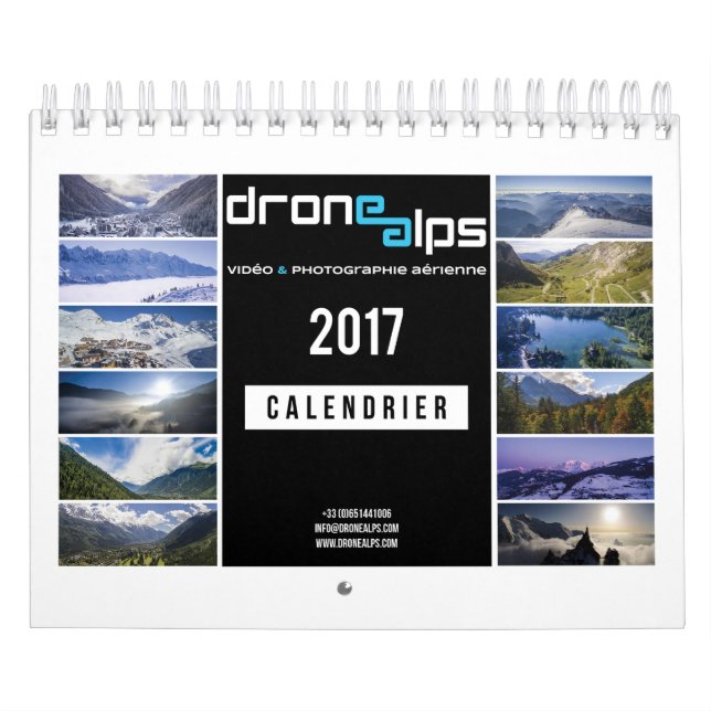 Drone Alps 2017 Kalender (Omslag)