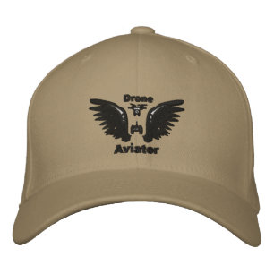 Drone Aviator Cap Broderad Keps