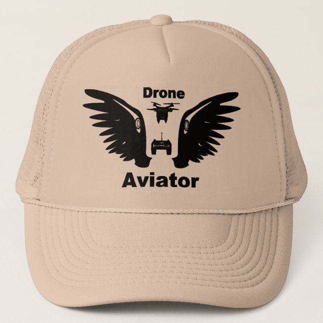 Drone Aviator Hat Truckerkeps (Framsida)