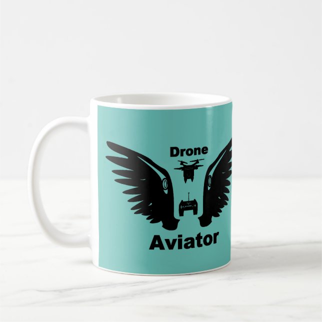 Drone Aviator Kaffemugg (Vänster)