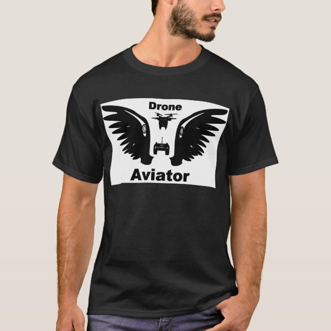 Drone Aviator T-shirt (Framsida)