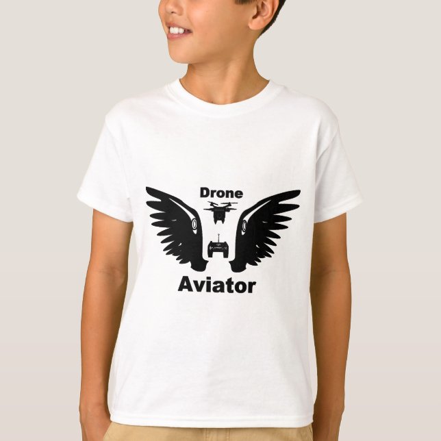 Drone Aviator Tee Shirt (Framsida)
