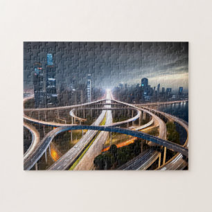 Drone City Shot 4 Photo Puzzles Internet Jigszawa Pussel