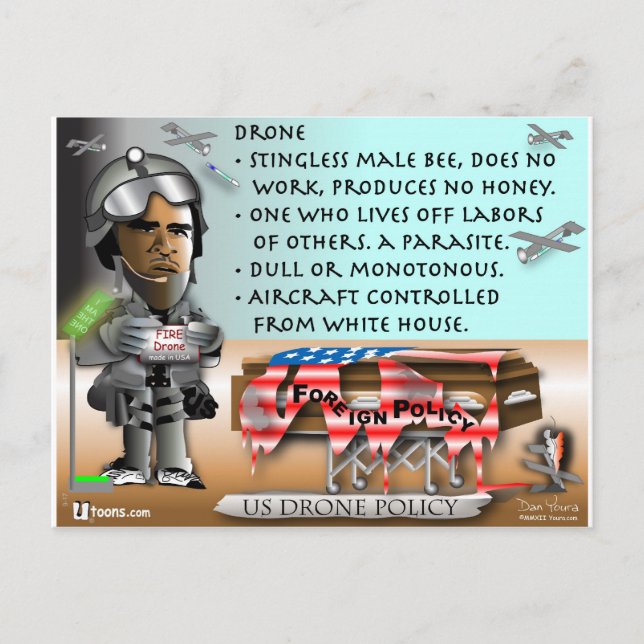 Drone Definition Vykort (Framsida)