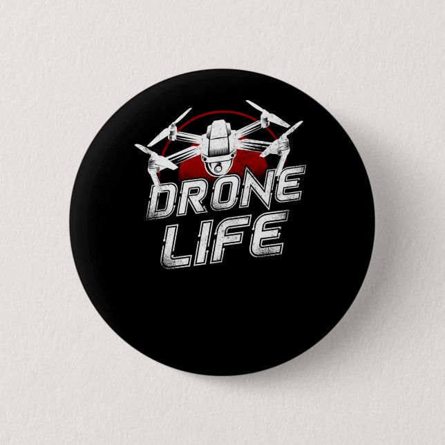 Drone Drone Life Pilot Knapp (Framsida)