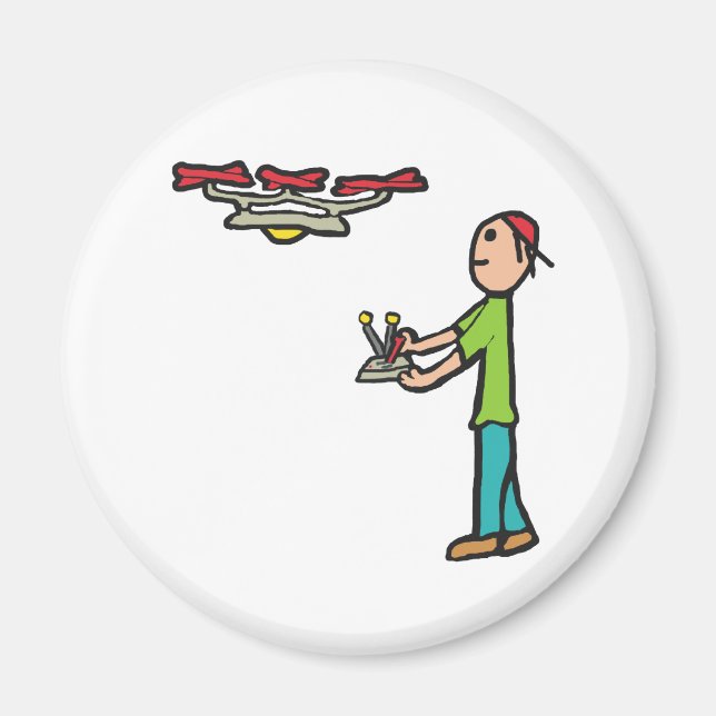 Drone Flies Magnet (Framsidan)