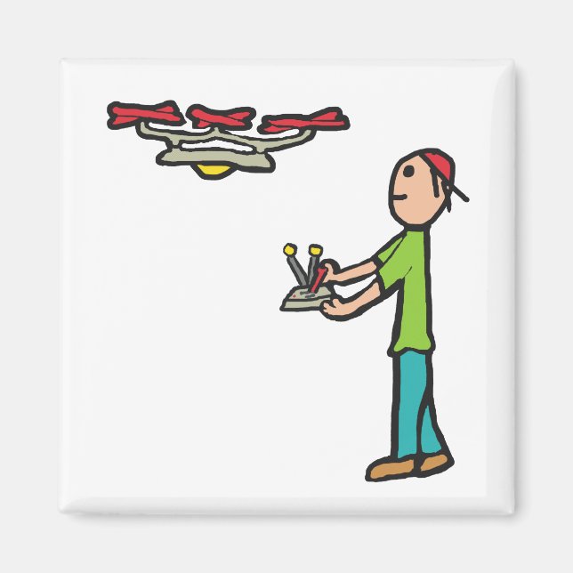 Drone Flies Magnet (Framsidan)
