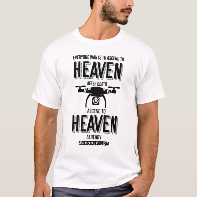 Drone Footage Fpv Dronepilot T Shirt (Framsida)