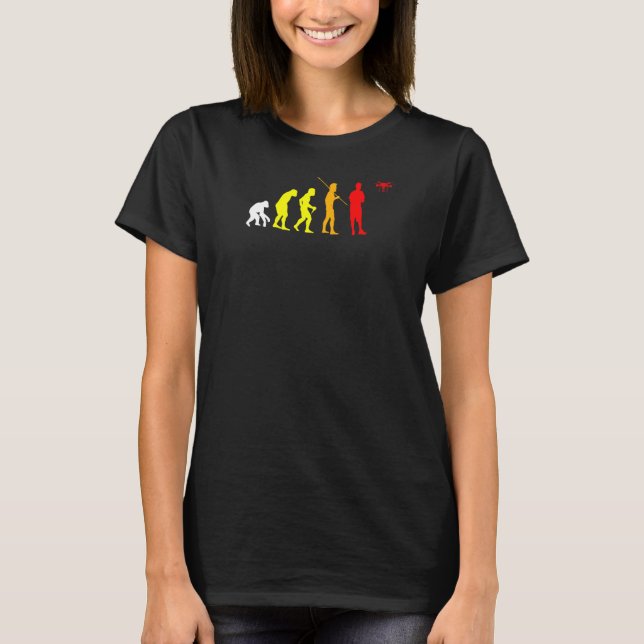 Drone Fyling Evolution-pilot T Shirt (Framsida)