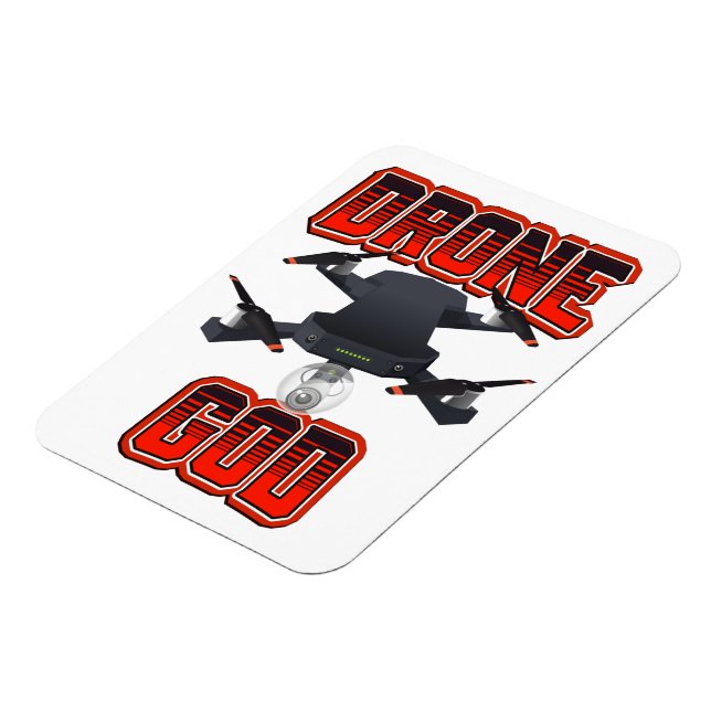 Drone God logotyp Magnet (Vänstra Sidan)