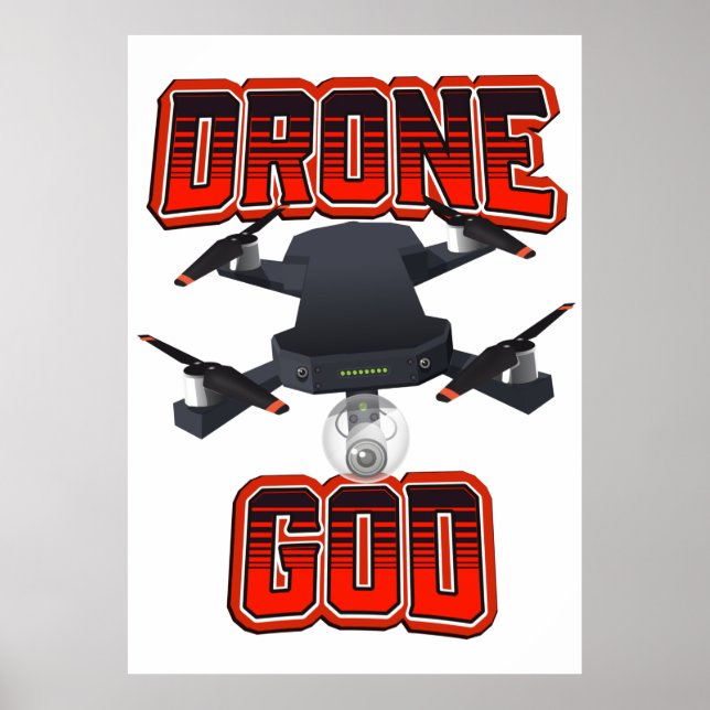Drone God logotyp Poster (Framsidan)