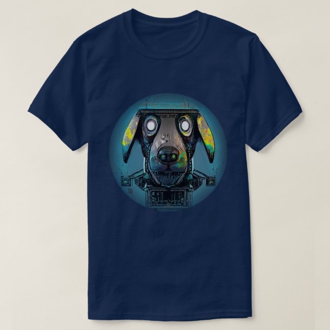Drone Hund T-Shirt (Design framsida)