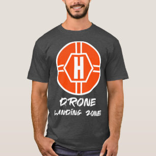 Drone Landing Zon Helicopter Pad T Shirt