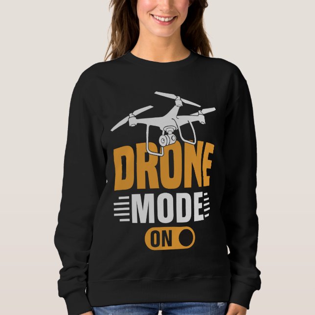 Drone Mode On  Enthusiasts Wings If I Duck you Sho T Shirt (Framsida)
