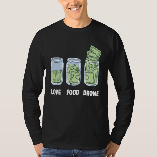 Drone Money Bank T Shirt (Framsida)