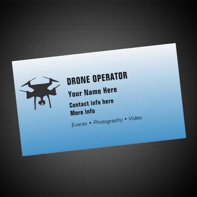 Drone operator visitkort (Skapare uppladdad)