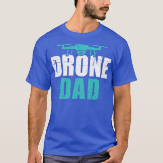Drone pappa fars dag-gåva till piloter t shirt