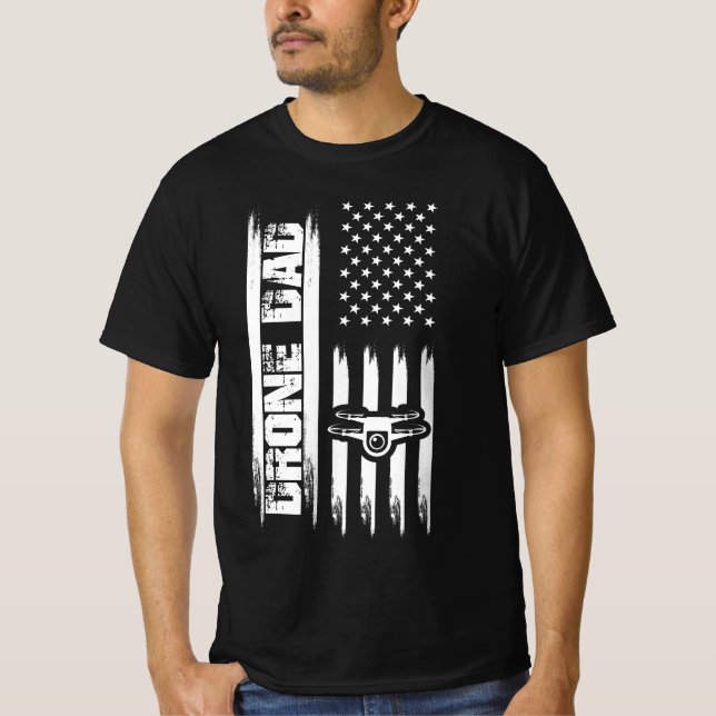 Drone Pappa T Shirt (Framsida)