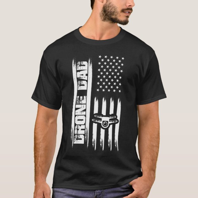 Drone Pappa T Shirt (Framsida)