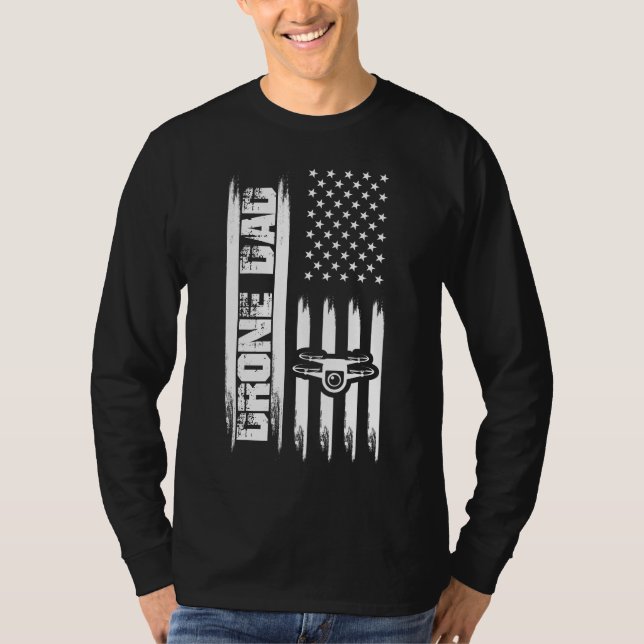 Drone Pappa T Shirt (Framsida)