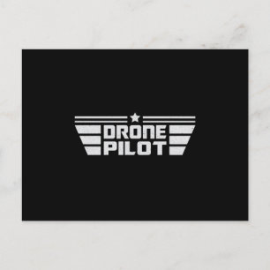 Drone Pilot Camera Quadcopter FPV Drones Gift Idea Vykort