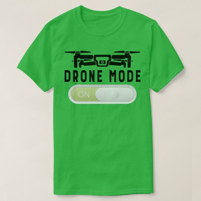 Drone Pilot Drones Grandpa Gift Drone Mode på T Shirt (Design framsida)