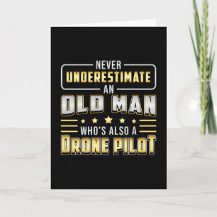 Drone Pilot Drones Quadcopter Camera FPV Gift Idea Kort