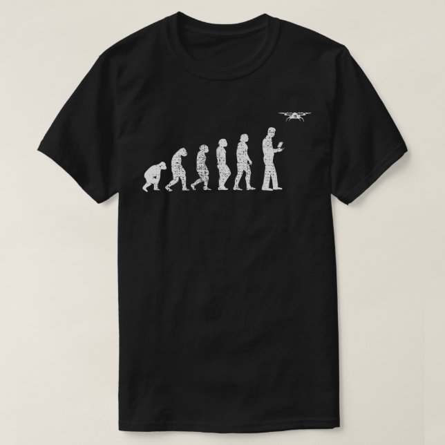 Drone Pilot Gift Vintage RC T Shirt (Design framsida)