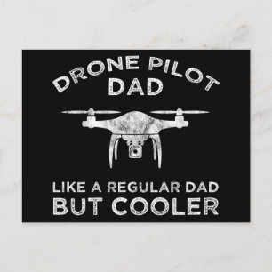 Drone Pilot Pappa - som ett vanligt Pappa men kyla Vykort