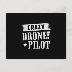 Drone Pilot Quadcopter Drones FPV Camera Gift Vykort