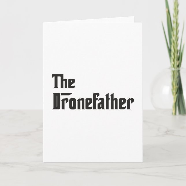 Drone Pilot Quadcopter Drones FPV Funny Gift Idea Kort (Framsida)