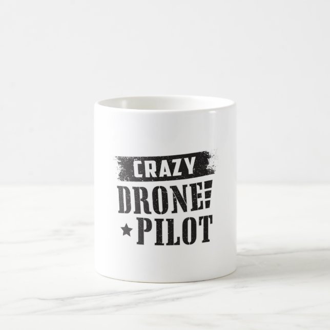 Drone Pilot Quadcopter Drones FPV Funny Gift Kaffemugg (Center)