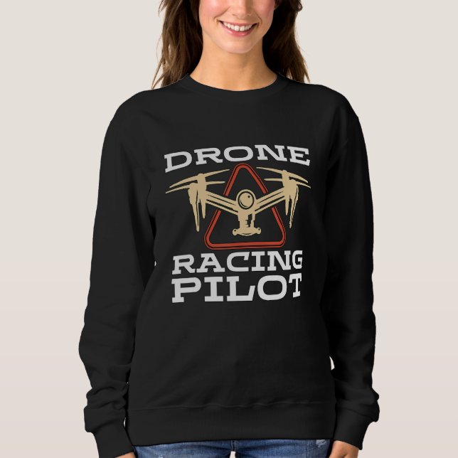 Drone Racing Pilot Remote Control Fpv Freestyle Dr T Shirt (Framsida)
