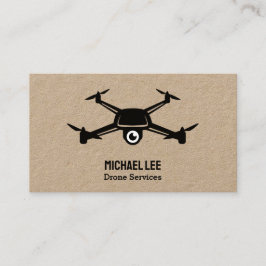 Drone Services-Anpassningsbar QR Visitkort