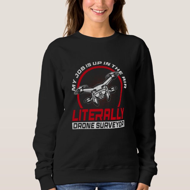 Drone Surveyor Drone Survey T Shirt (Framsida)