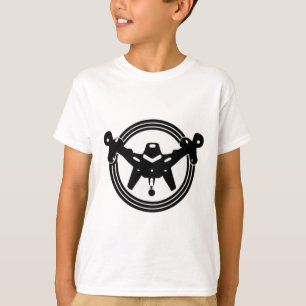 Drone Svärm Uav Rpv Team Pilot Konst Ukraina Lapp T Shirt