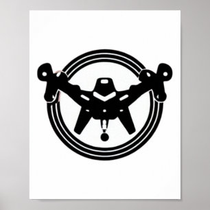 Drone Svärm Uav Rpv Team Pilot Konst Ukraina Patch Poster