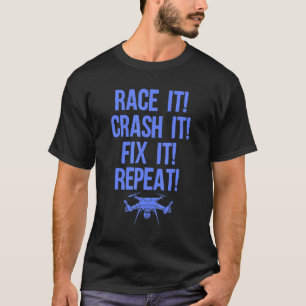 Drone Tävla Manar Women Drone Pilot Rc Racers T Shirt
