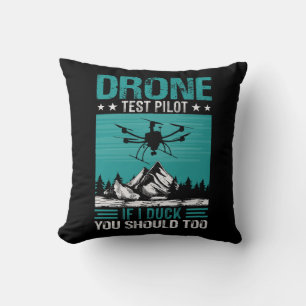 Drone Test Pilot Funny Saming Kudde