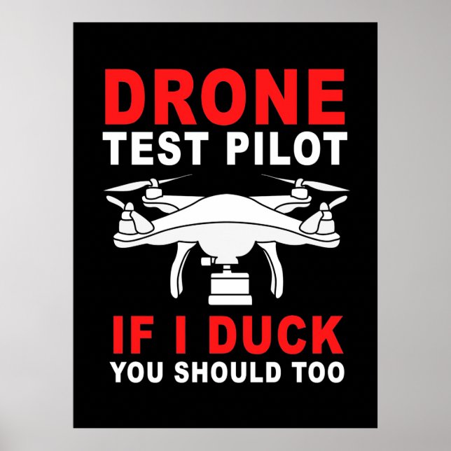 Drone Test Pilot Poster (Framsidan)