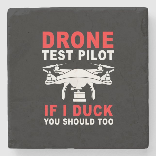 Drone Test Pilot Stenunderlägg (Framsidan)